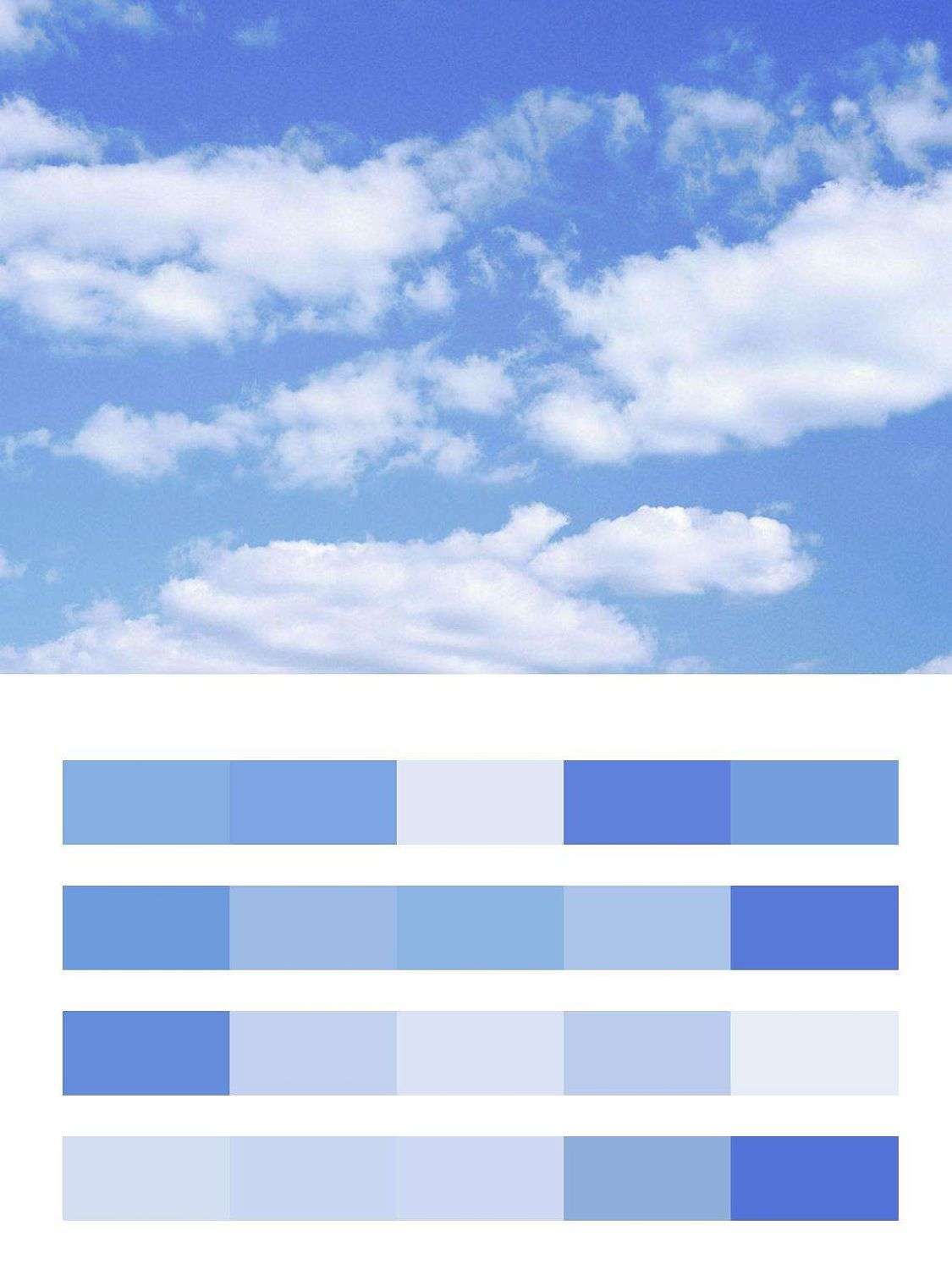 Нежные облака и голубое небо  9-316