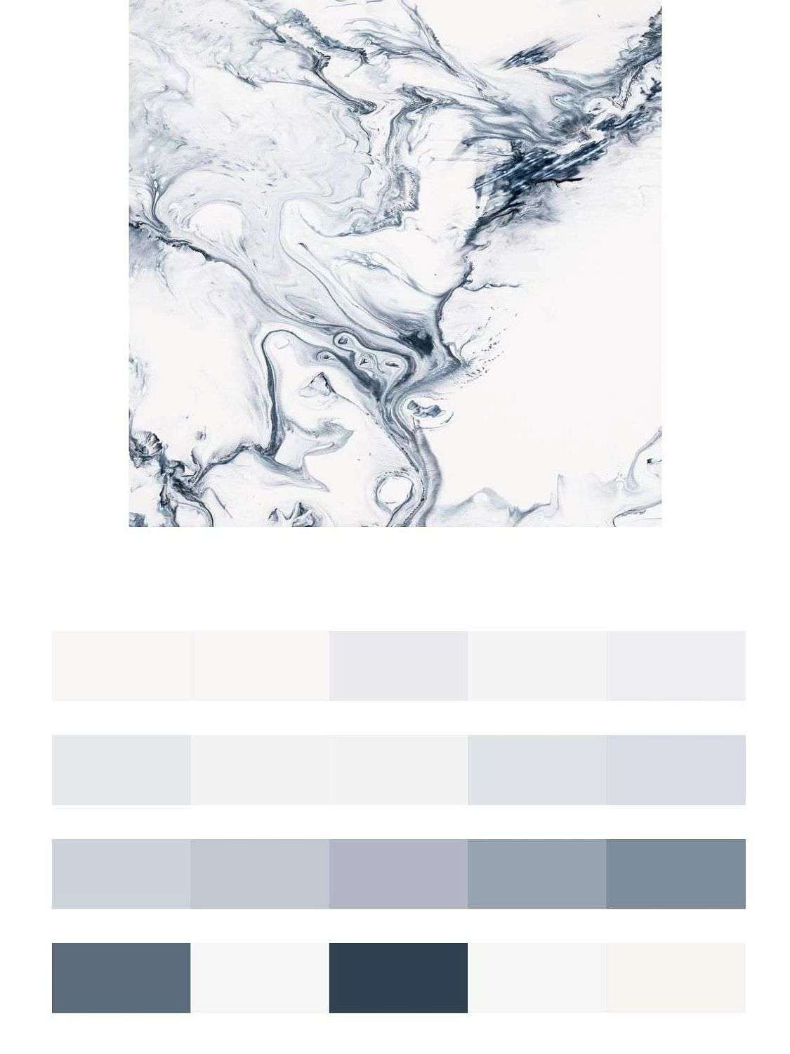 Разводы на белом фоне  9-1287