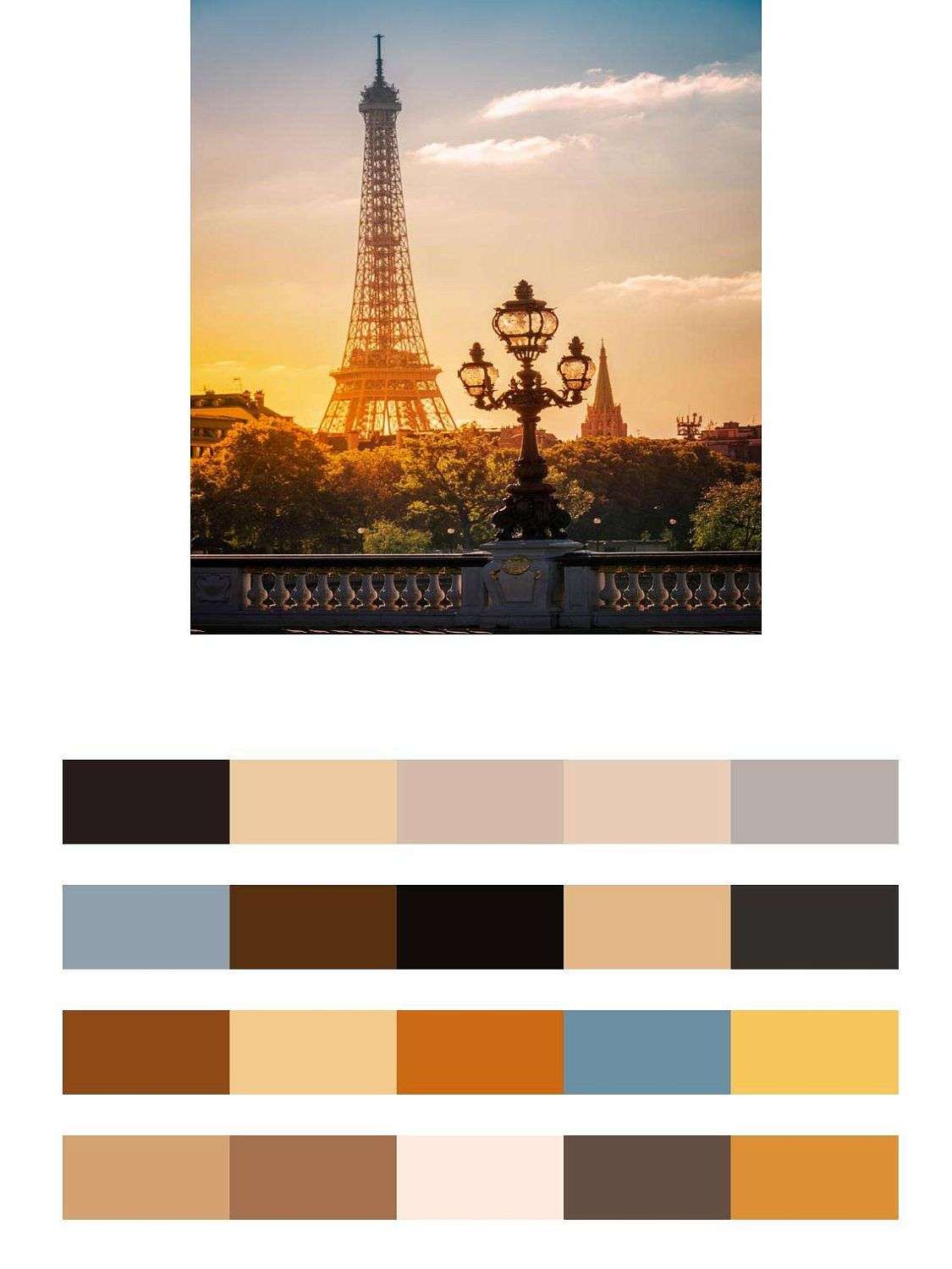 Эйфелева башня и фонарь  9-776