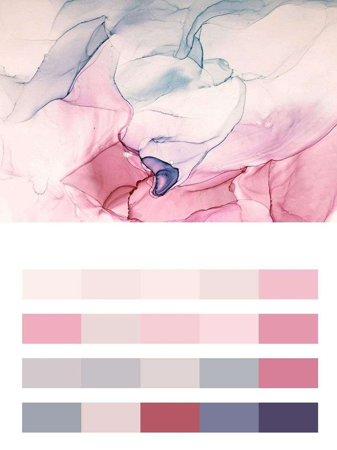 Акварельные разводы флюид  9-1512