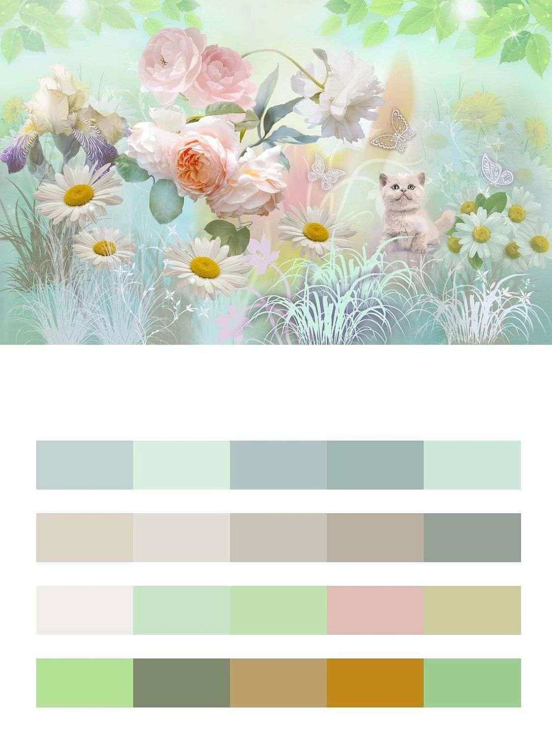 Поляна цветов  13-138