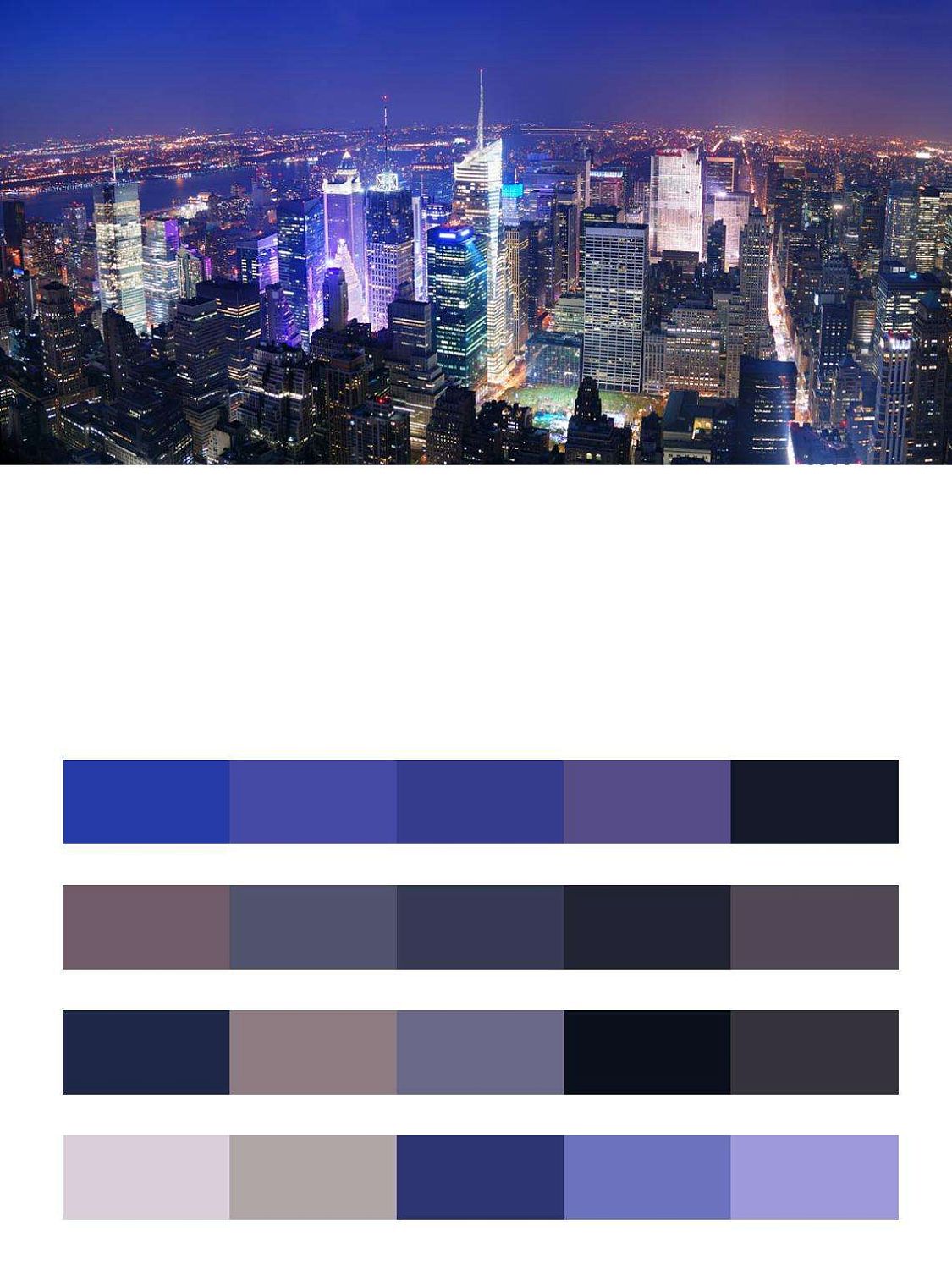 Красочные огни Нью Йорка  9-807