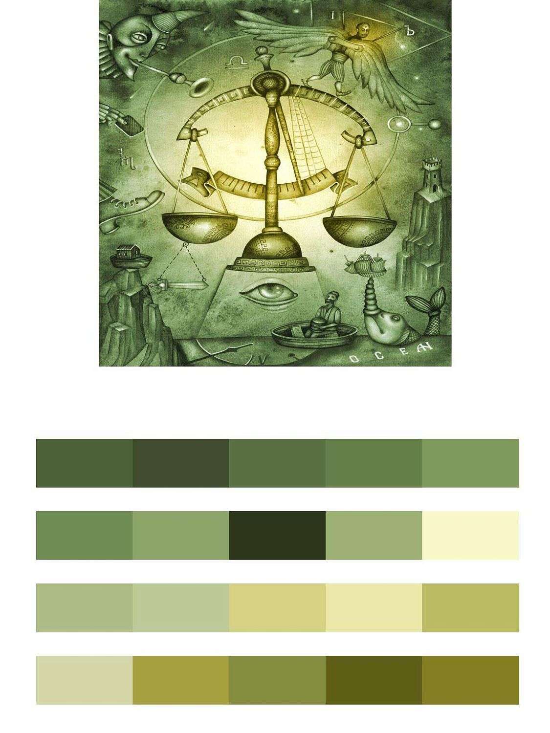 Знак зодиака весы осенние  9-245