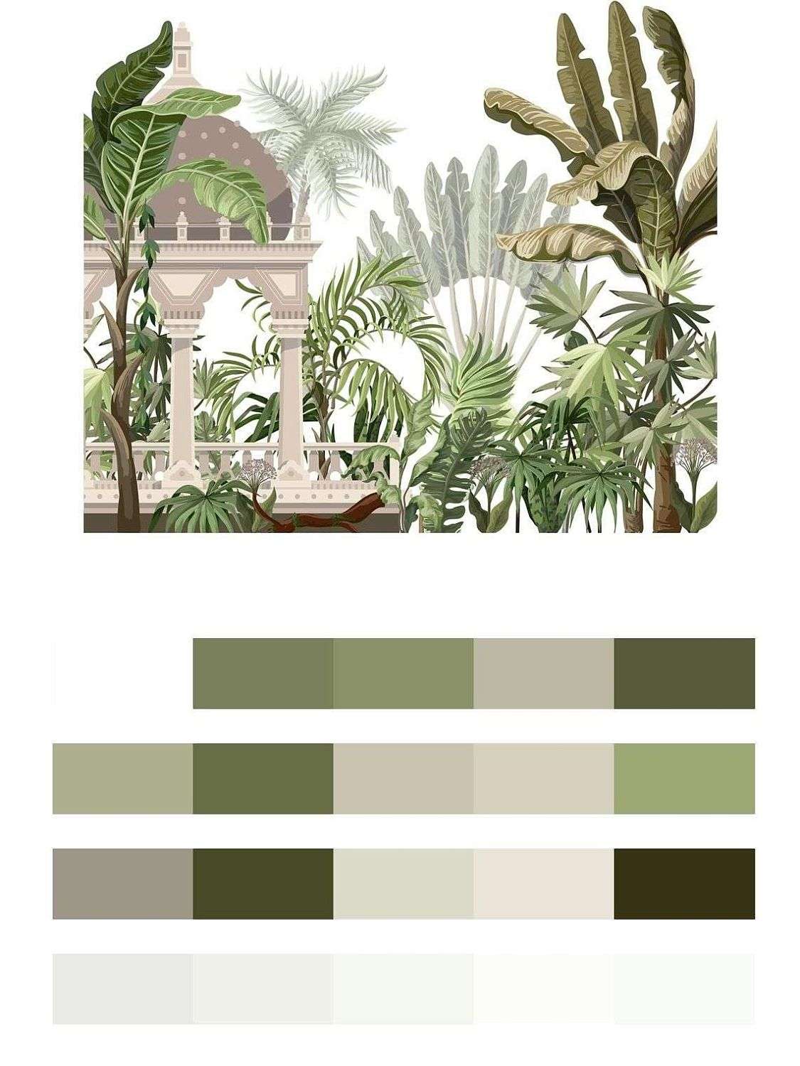 Беседка в тропиках  12-1397