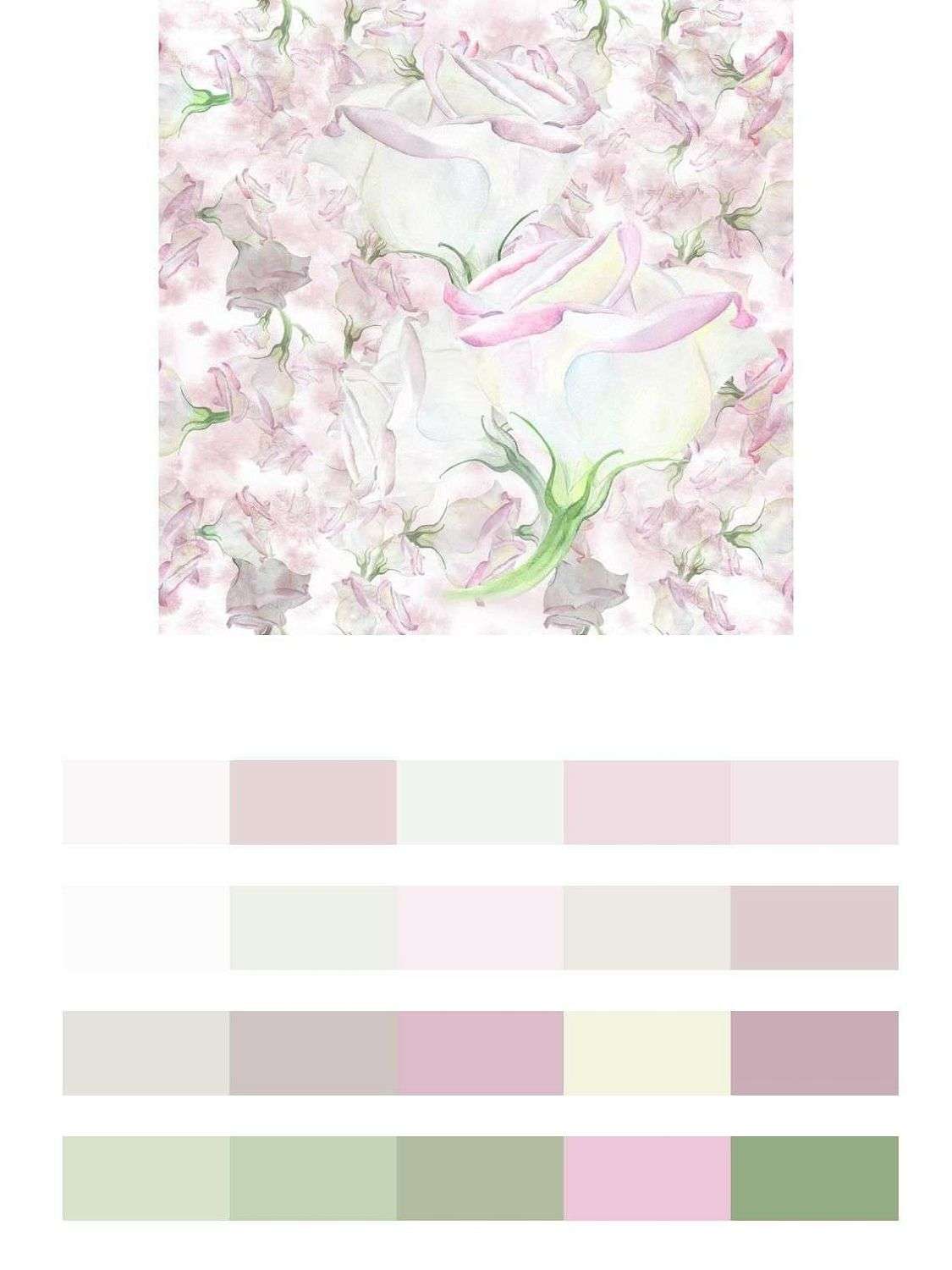 Цветочный принт  9-1176