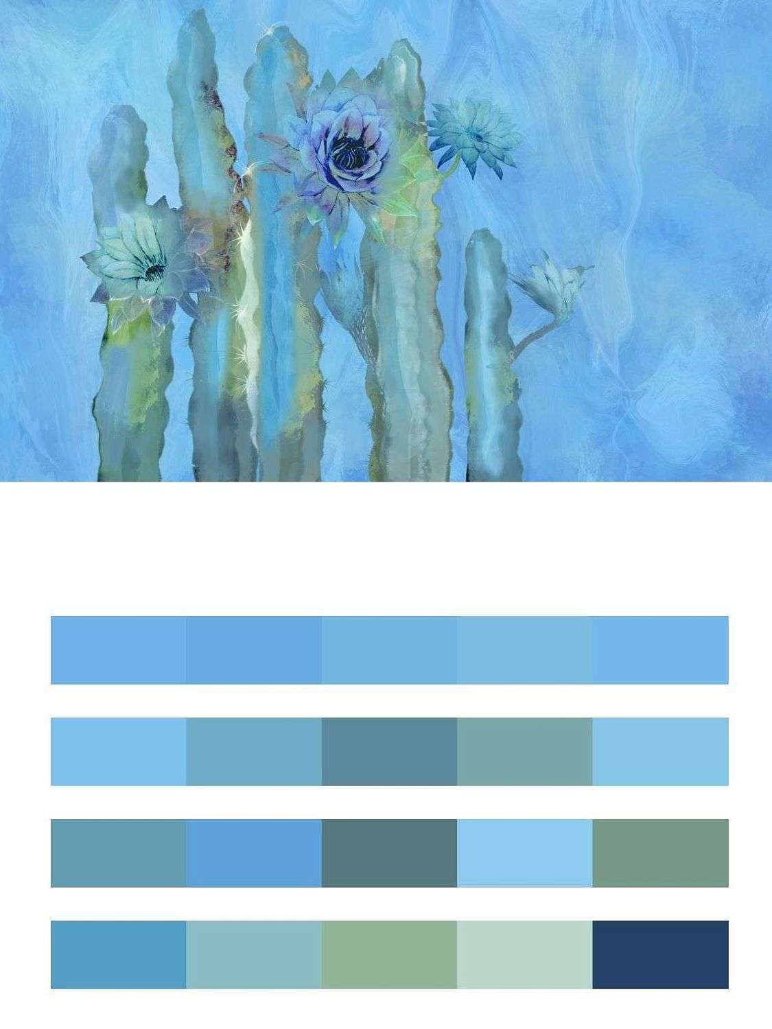 Цветущий кактус  13-148