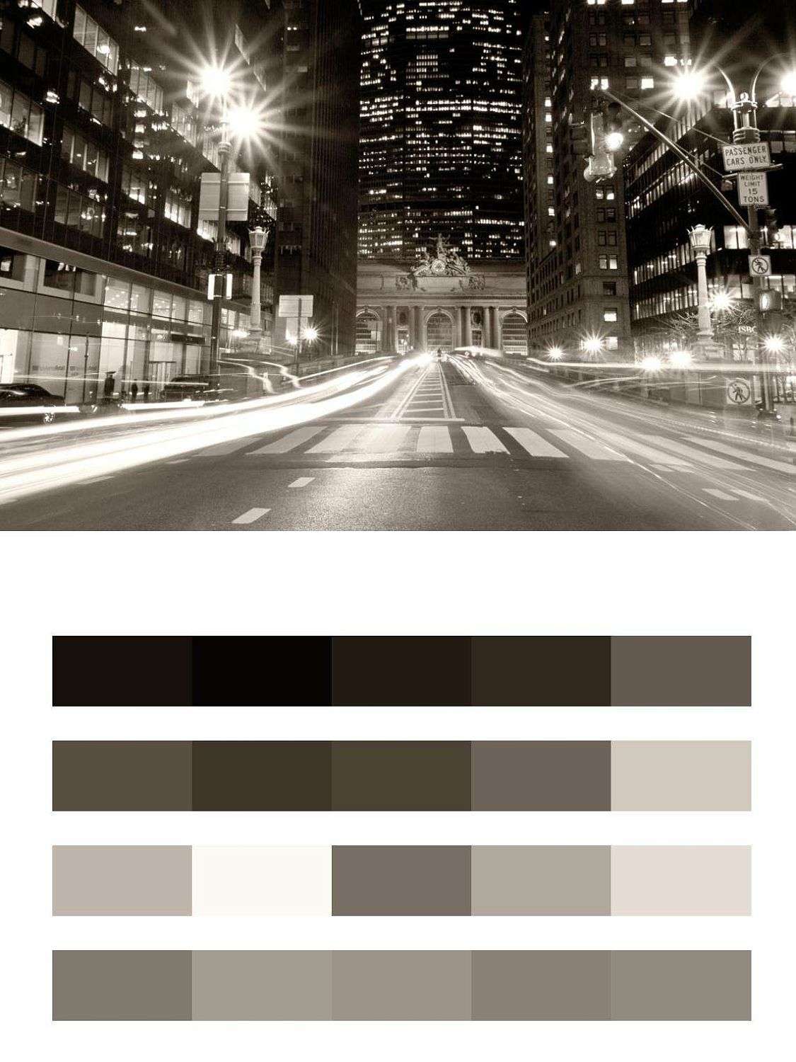 Ночная улица Нью Йорка  9-798