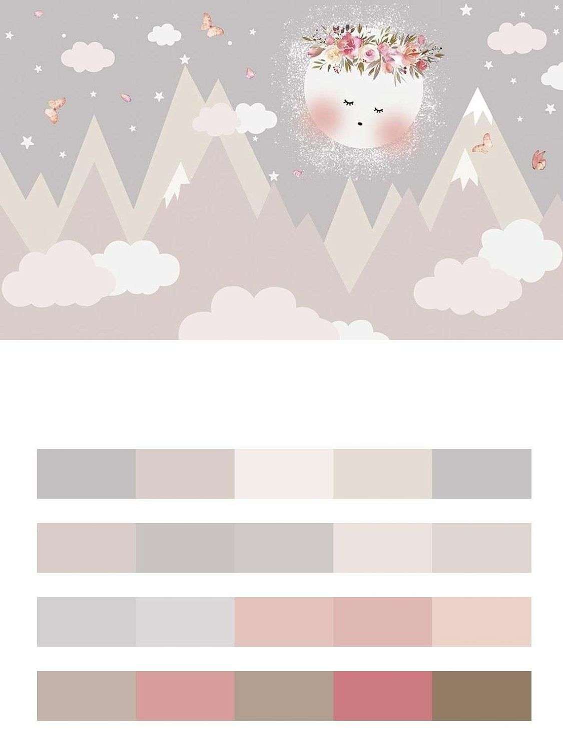 Скандинавские горы в детскую  14-074