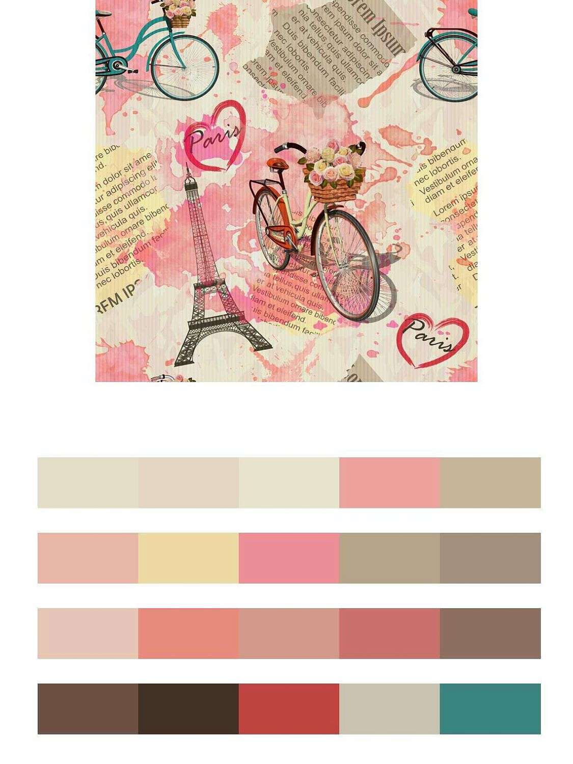 Париж ретро газета  9-284