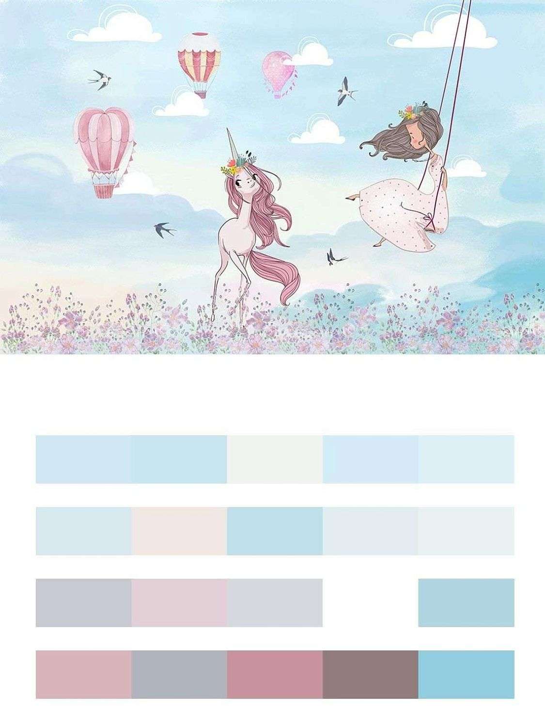 Девочка на качелях  14-440