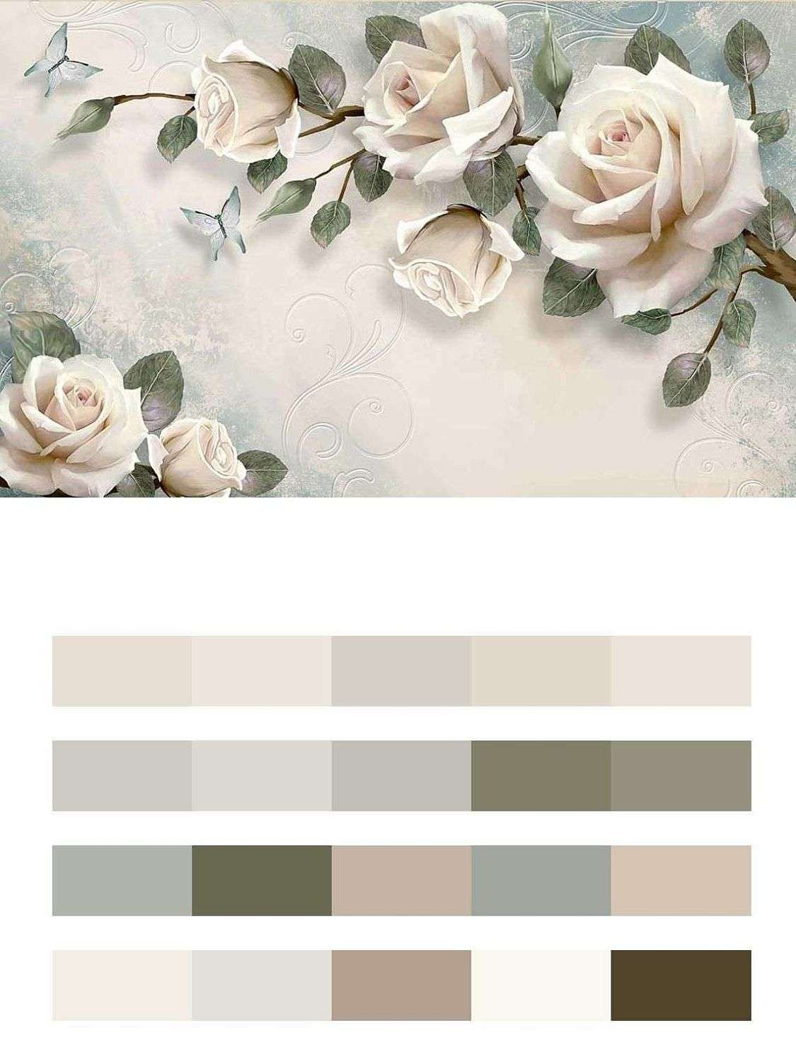 3д розы  10-712