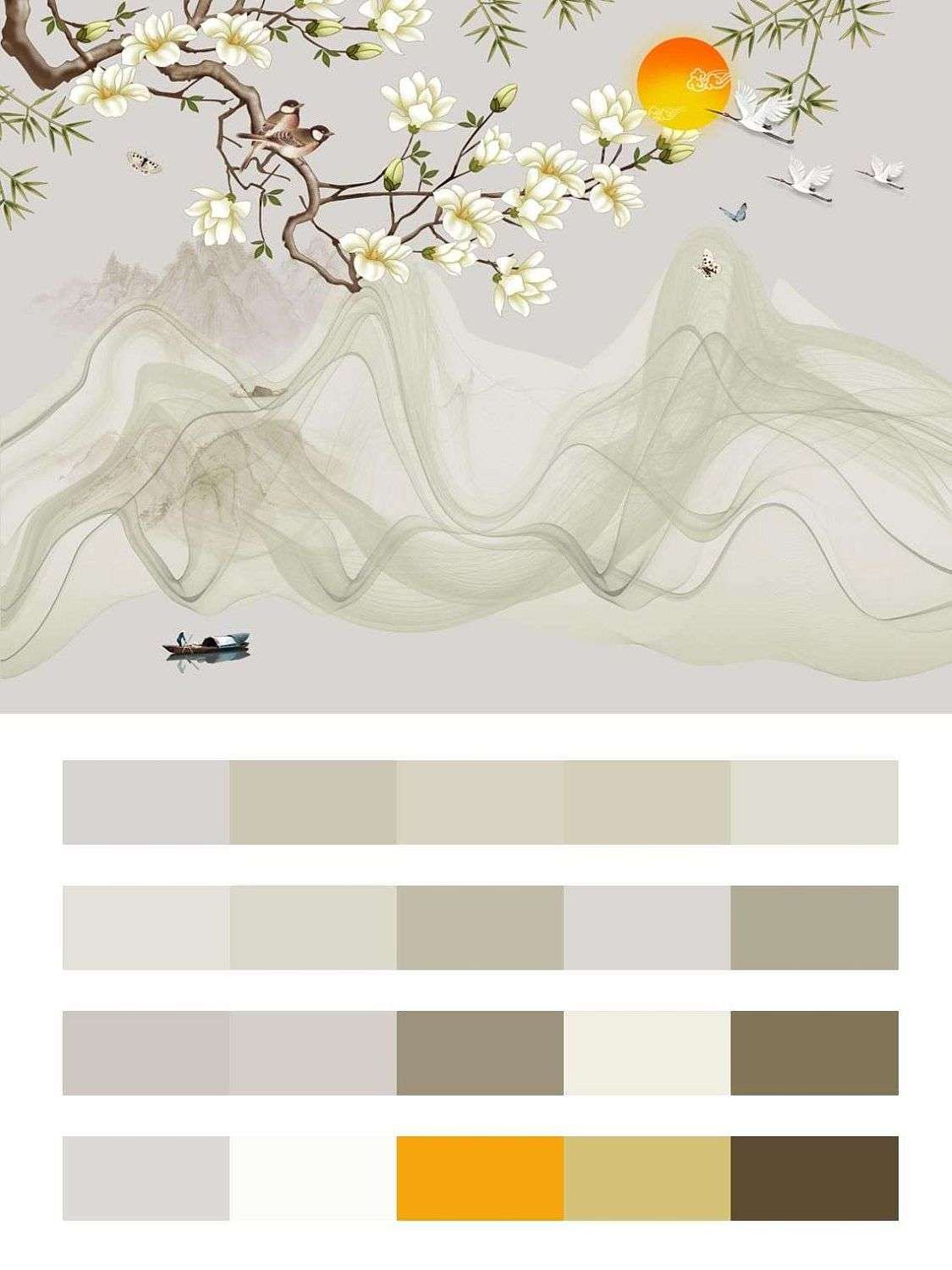 3д Китайский пейзаж  10-629