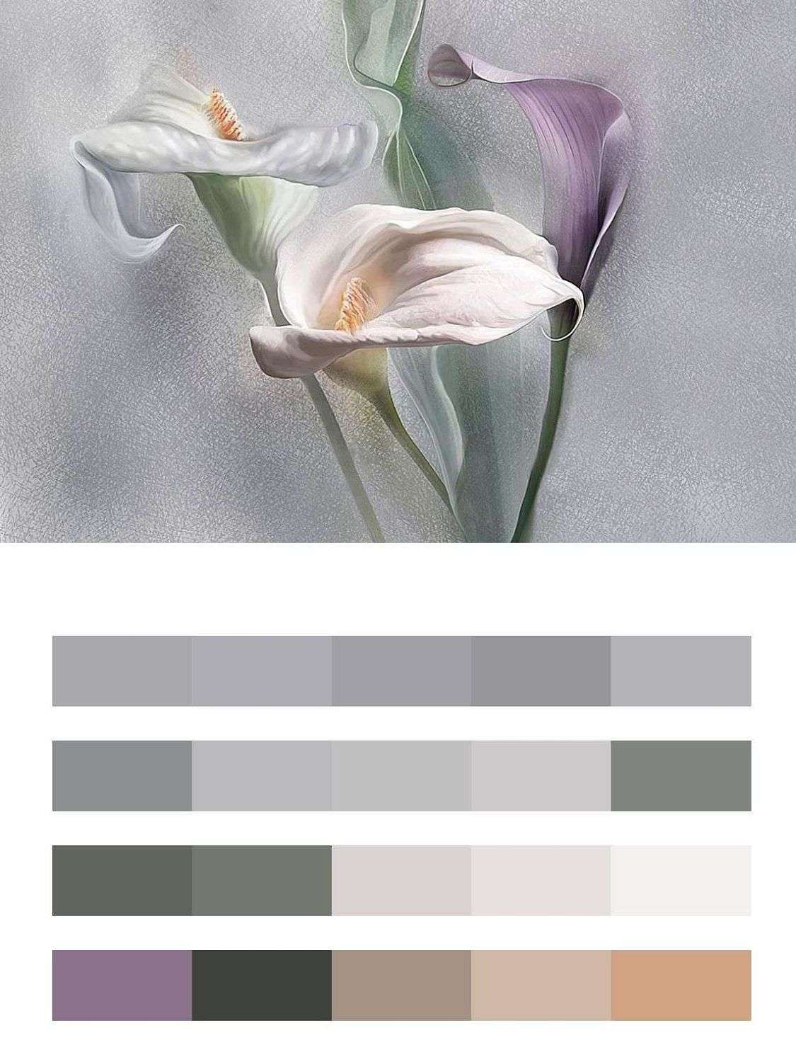 Экибана с каллами  13-509