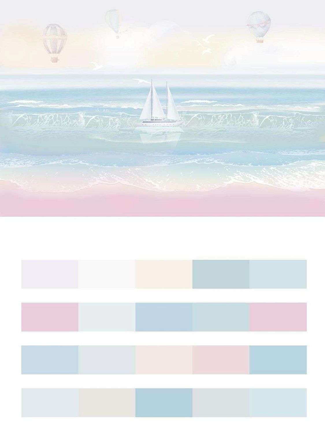 Пейзаж морской размытый  13-571