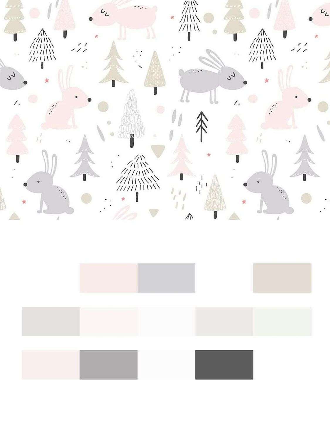 Лес рисунок  12-709