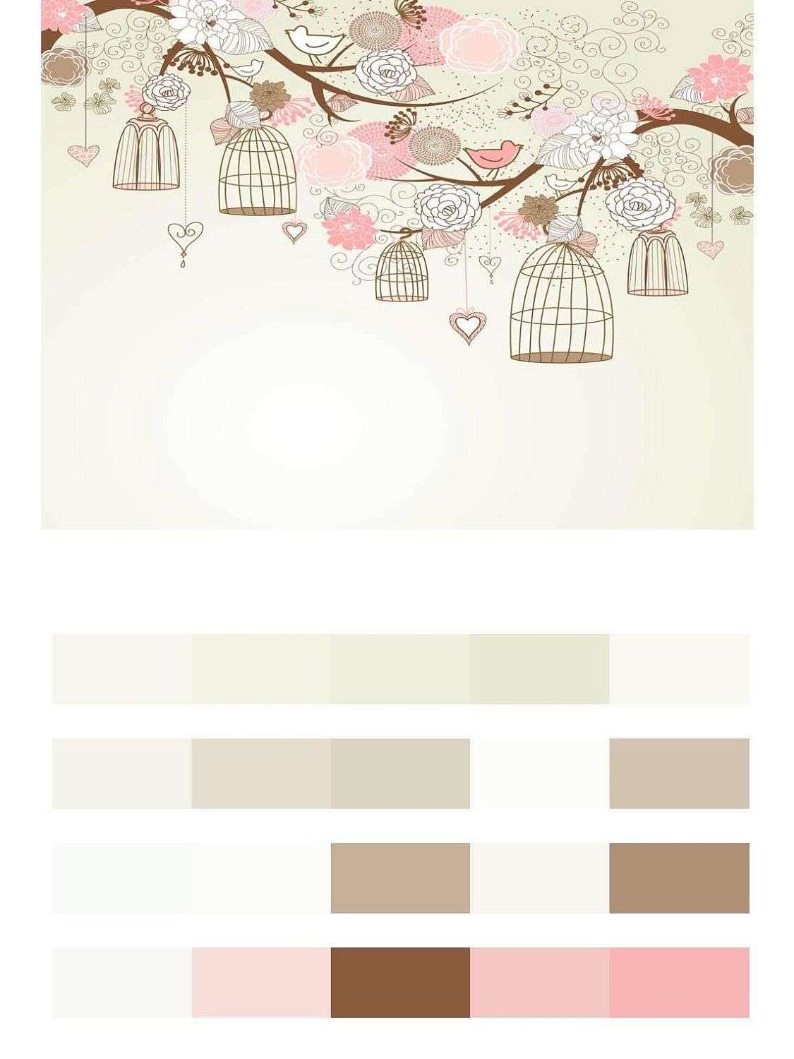 Цветочный принт с клетками  12-1294