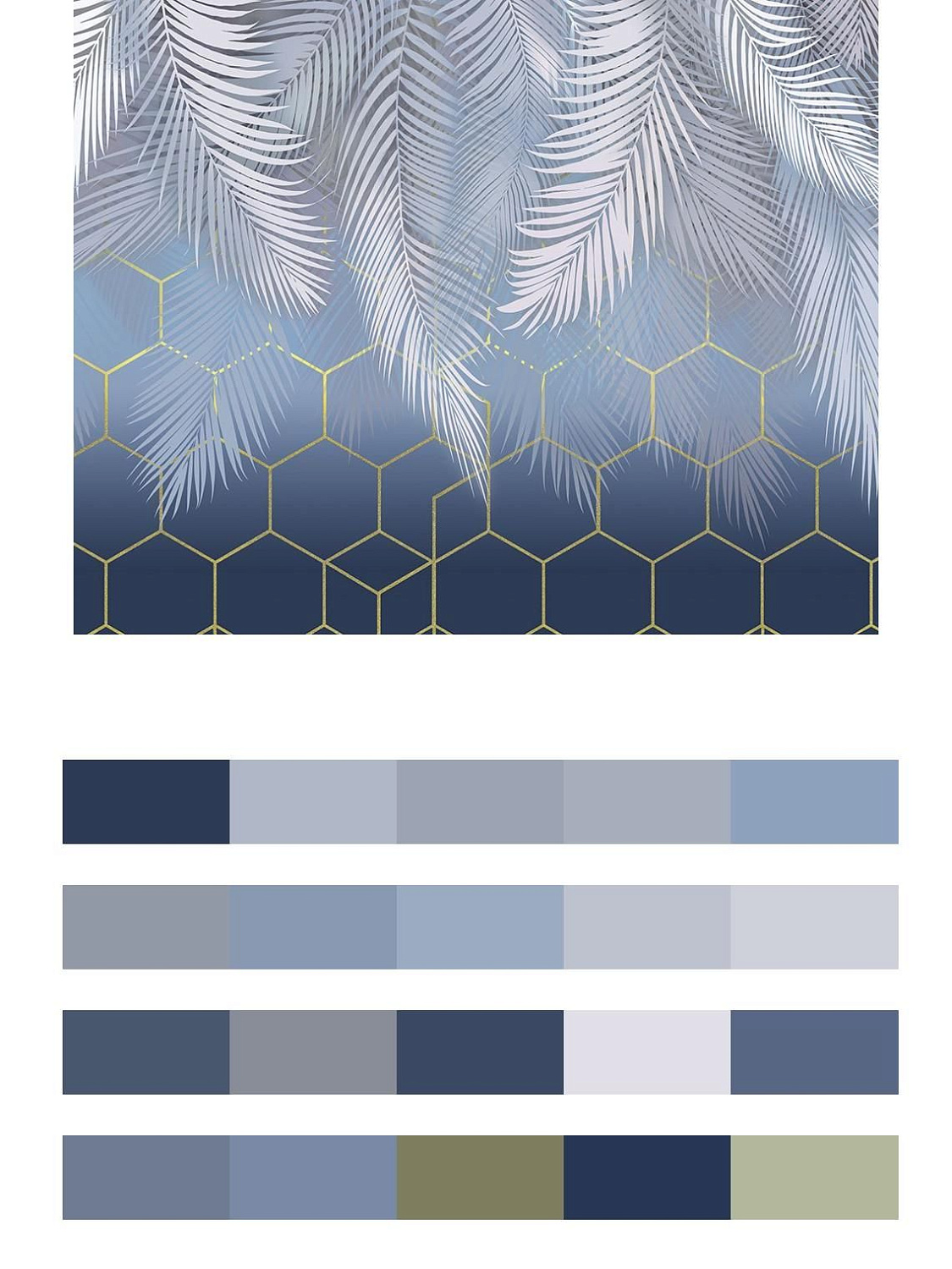 Листья и соты  14-338