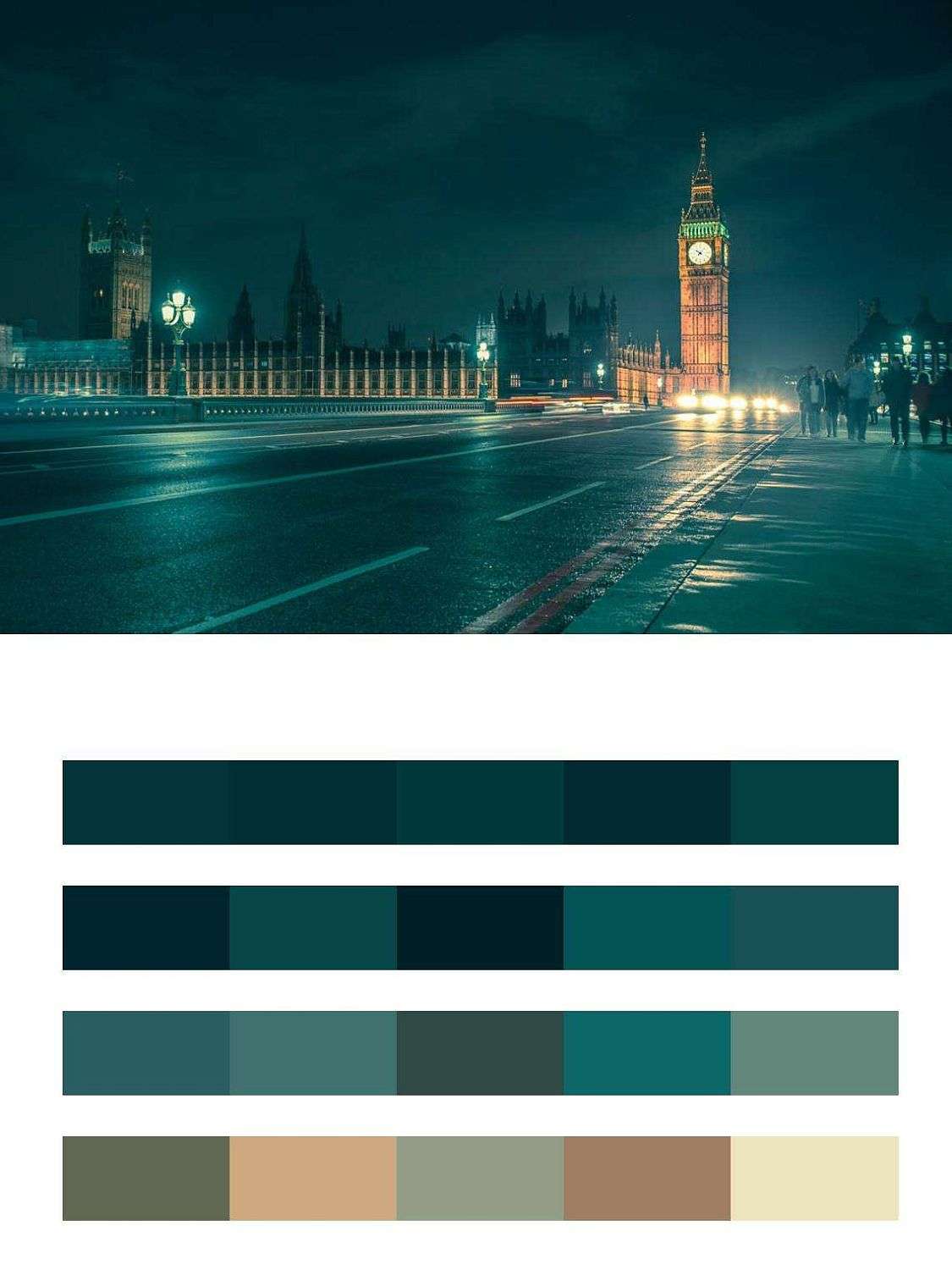Лондон в синих тонах  9-444