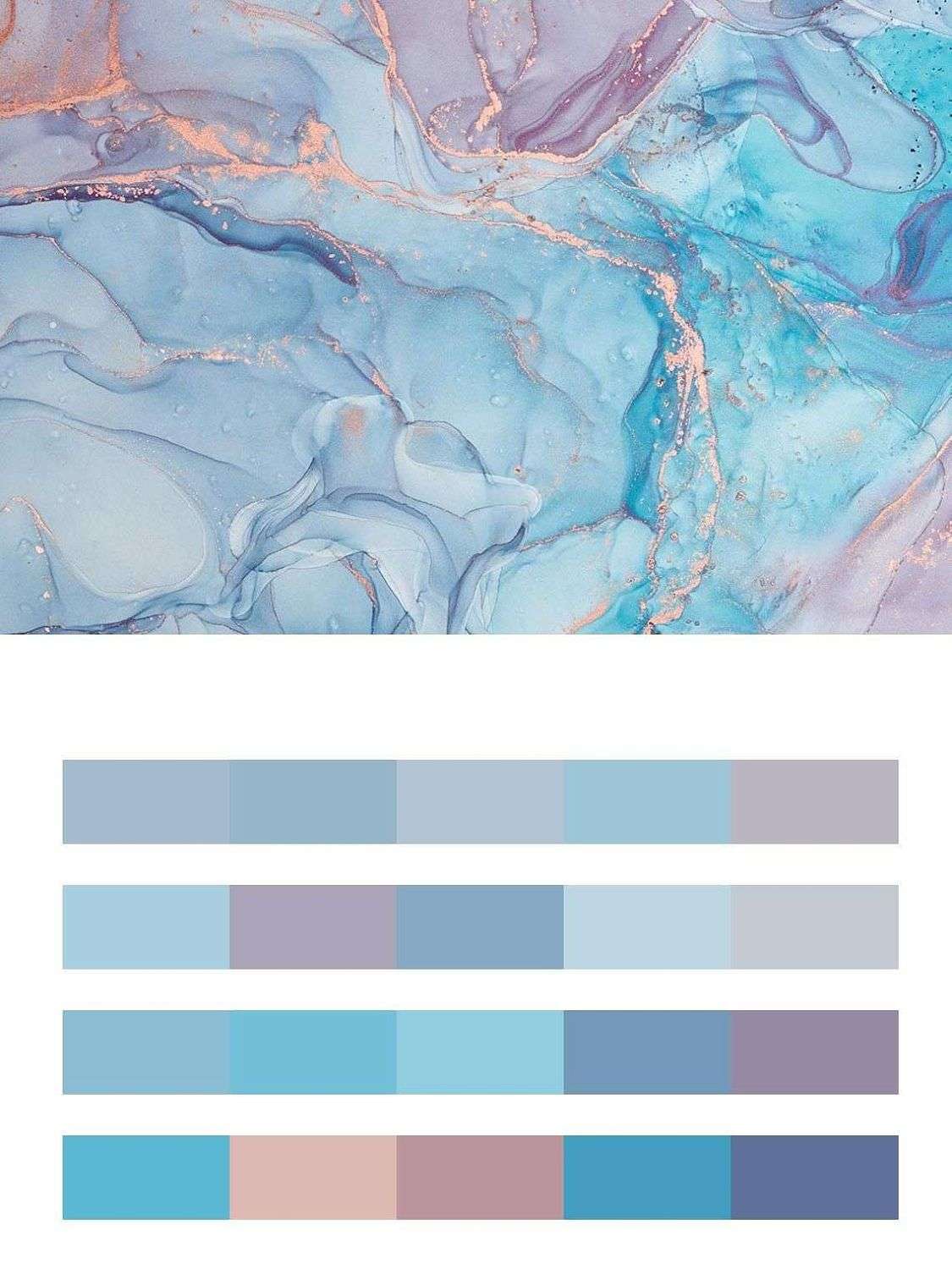 Мрамор голубой с золотыми прожилками  9-1790