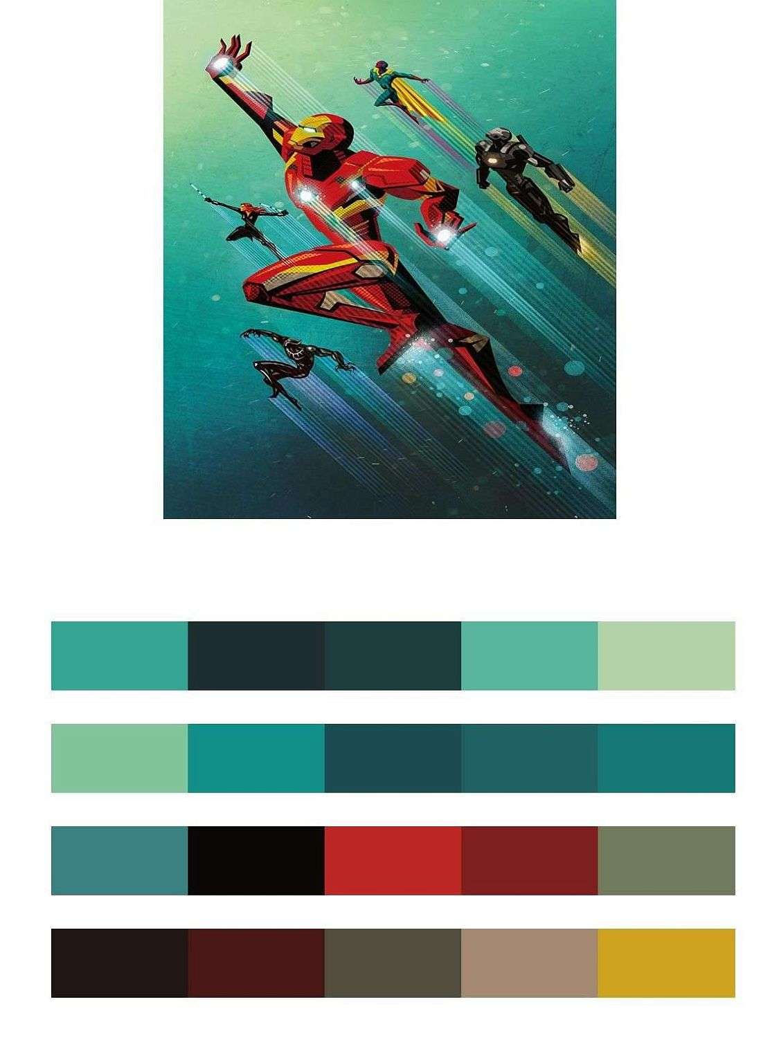 Супергерои марвел  12-1035