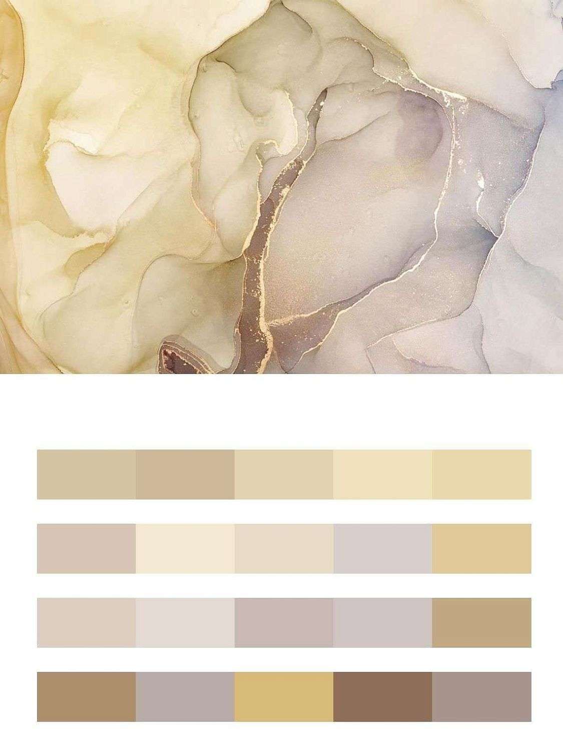 Золотой мрамор флюид  9-1356