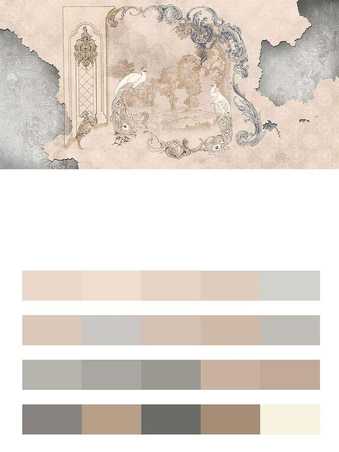 Жар птицы на старой стене  10-872