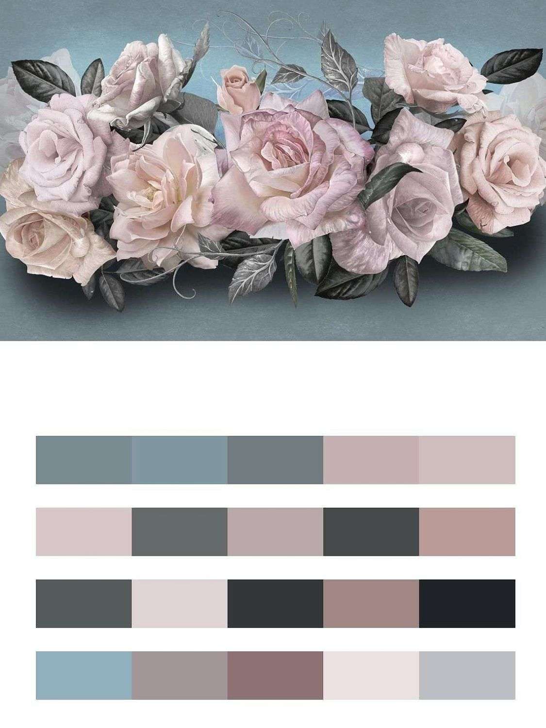 Розы на ветке  13-083