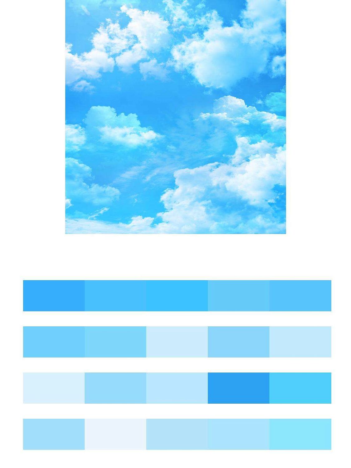 Ясное летнее небо  9-345