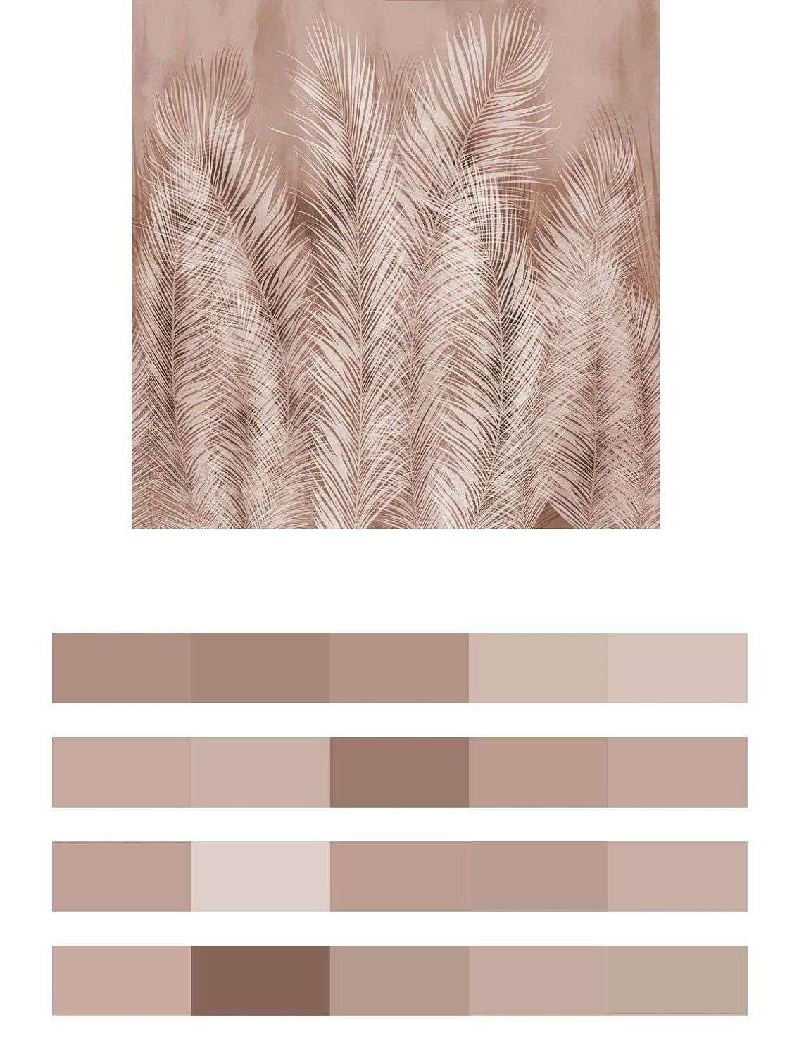 Пушистые листья пальмы  9-1254