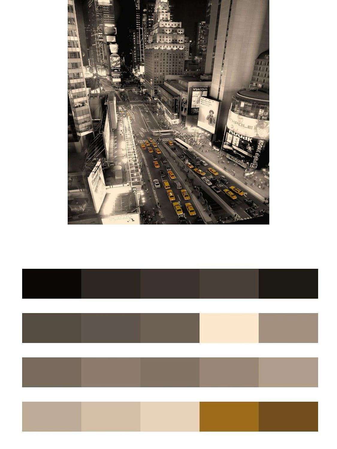 Нью Йорк улица с такси  9-796