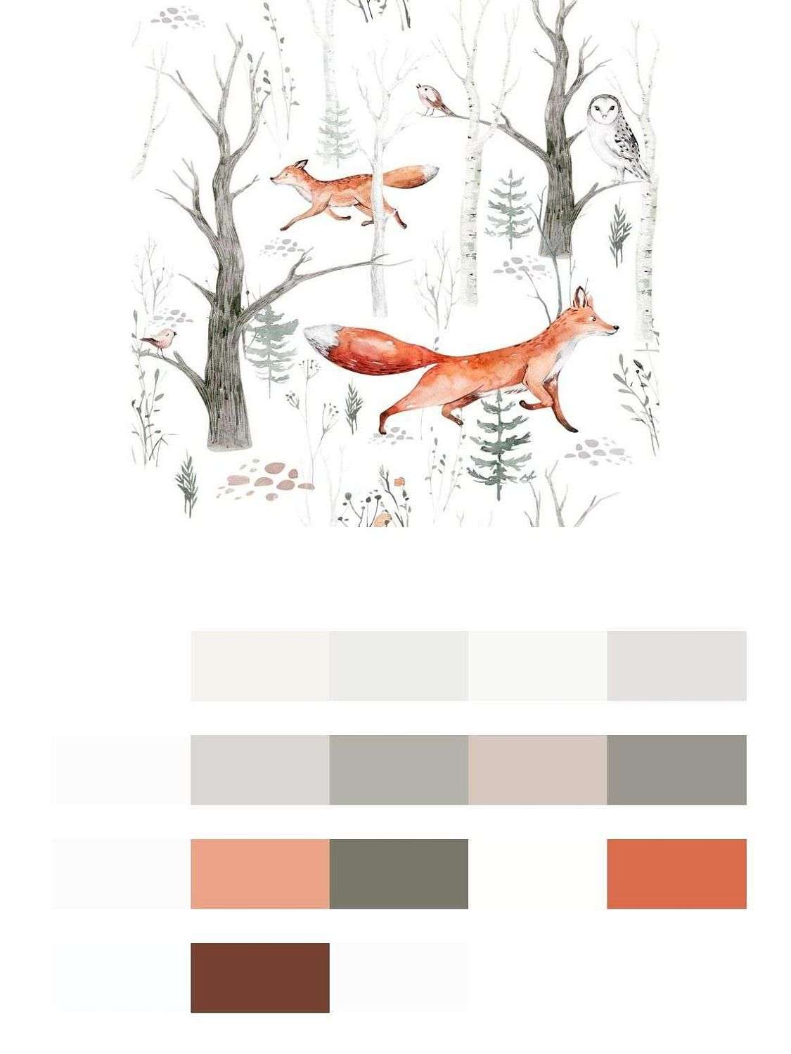 Лисенок в лесу  12-1144