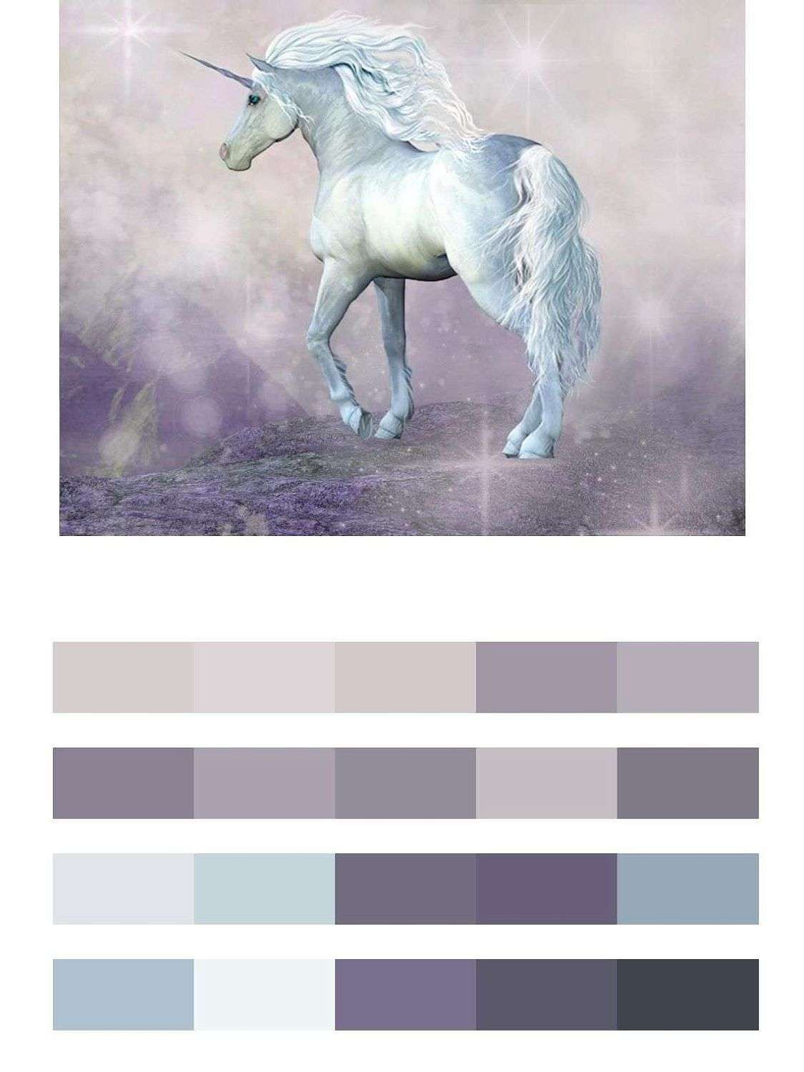 Белый единорог  14-548