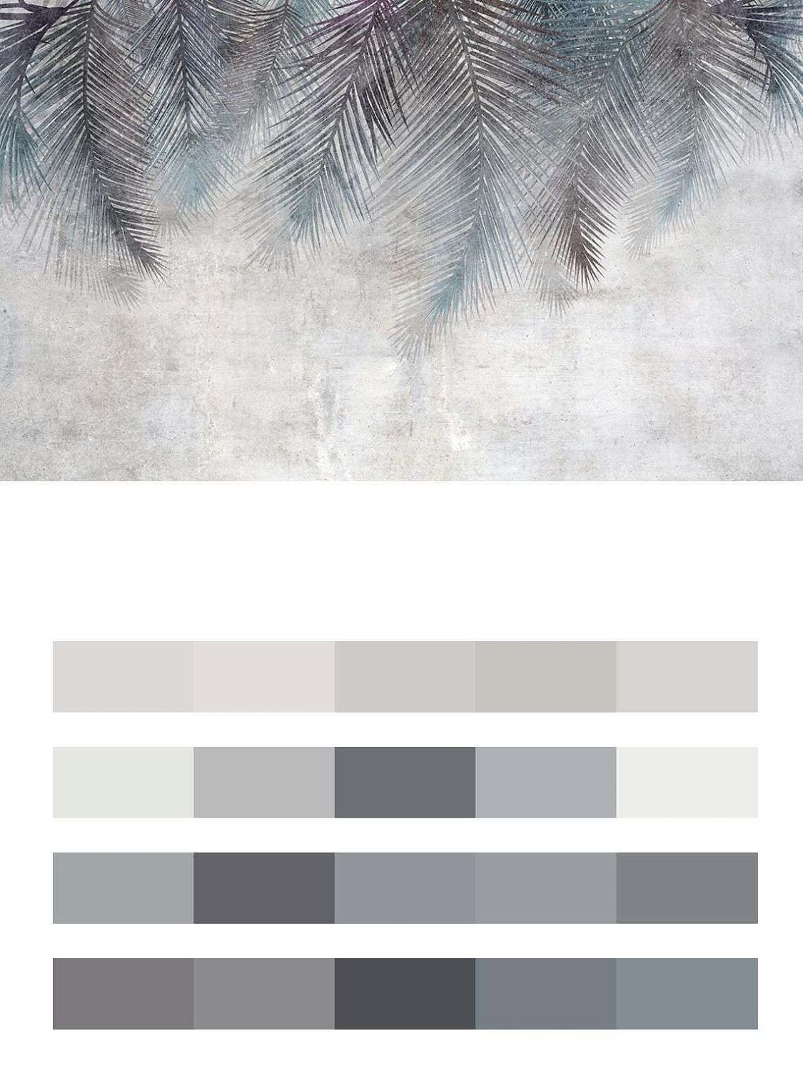 Листья свисающие серо-синие  9-1867