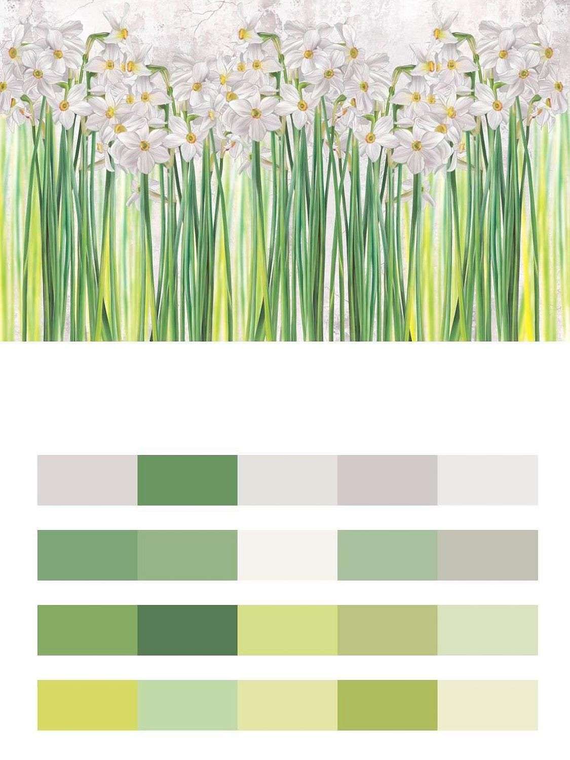 Цветы на высоких стеблях  9-1466