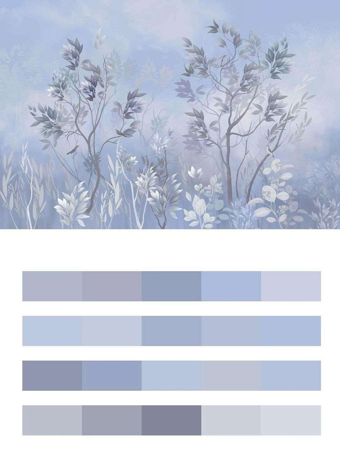 в спальню ореховые деревья   13-662