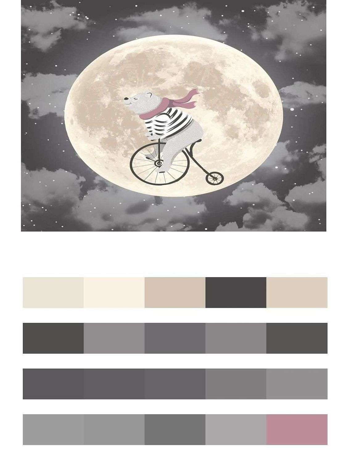 Мишка на луне  14-277