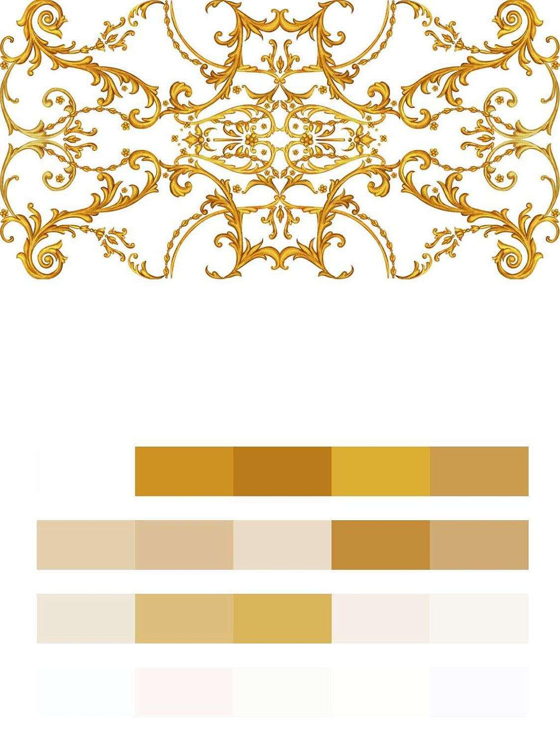 Орнамент золото 5  9-130