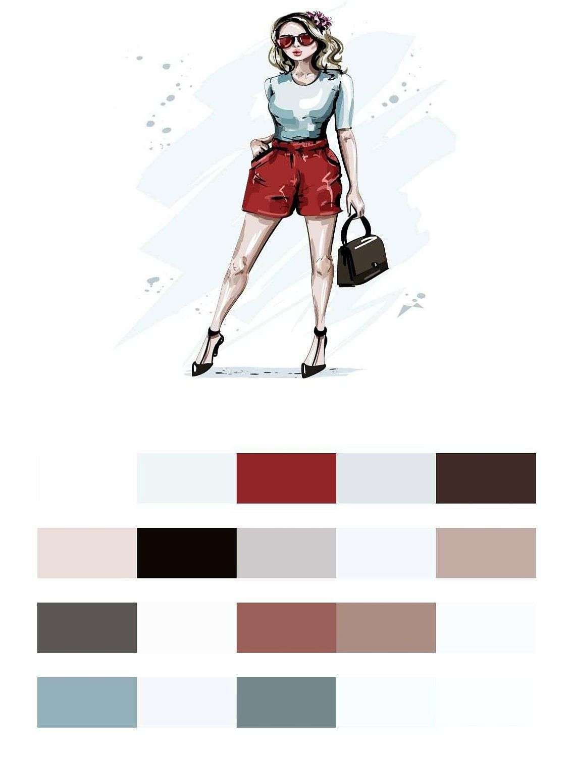 Стильная блондинка  12-1380