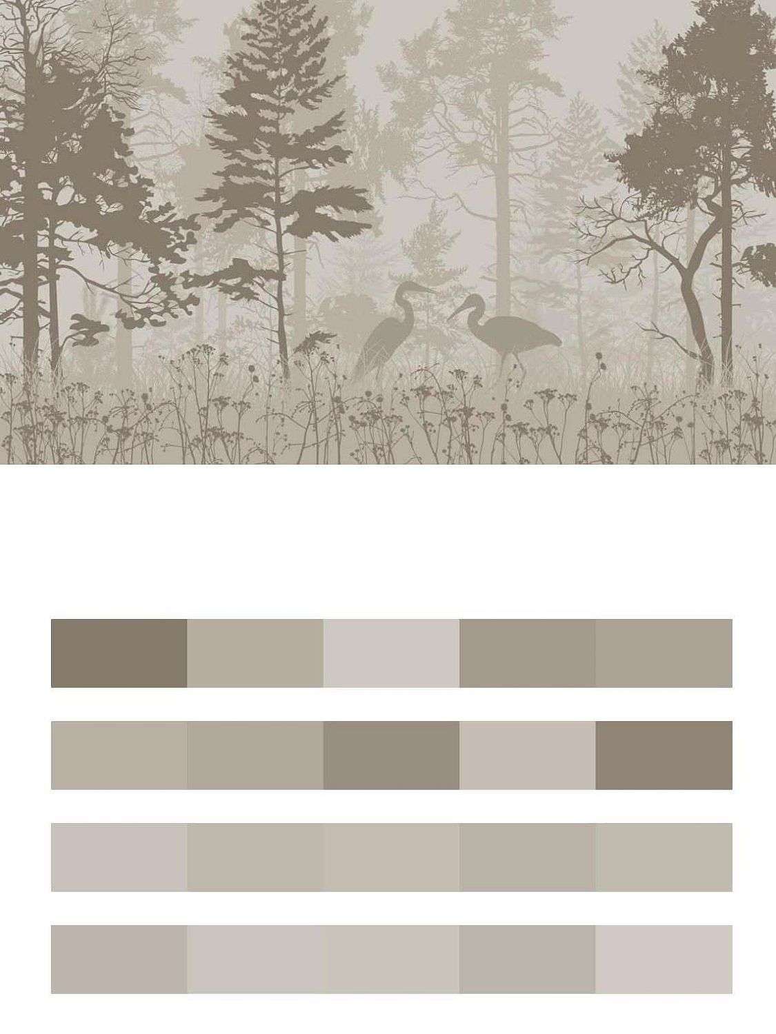 Цапли в лесу  14-129