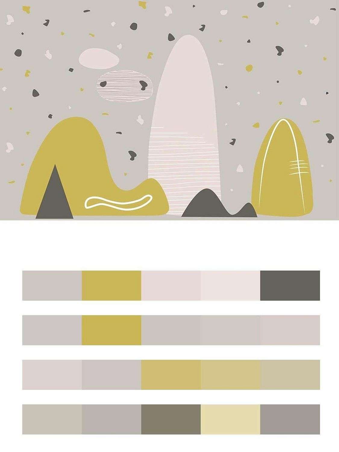 Скандинавский стиль горы  14-098