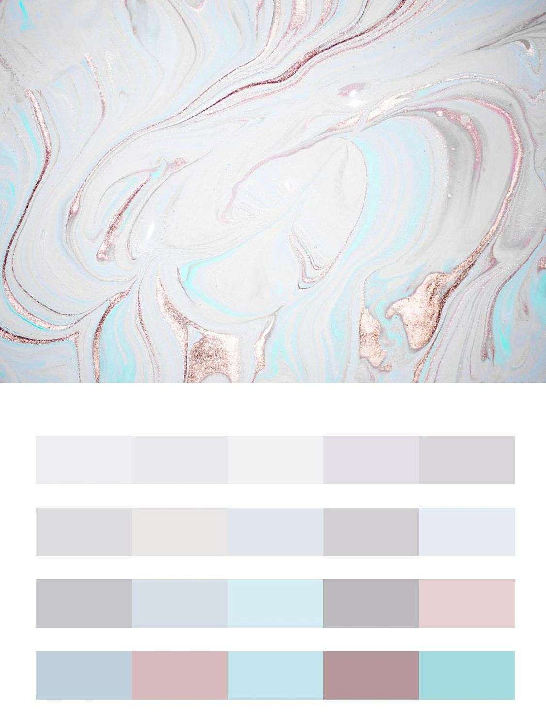 Флюид Арт - Розовая буря с серым  9-918