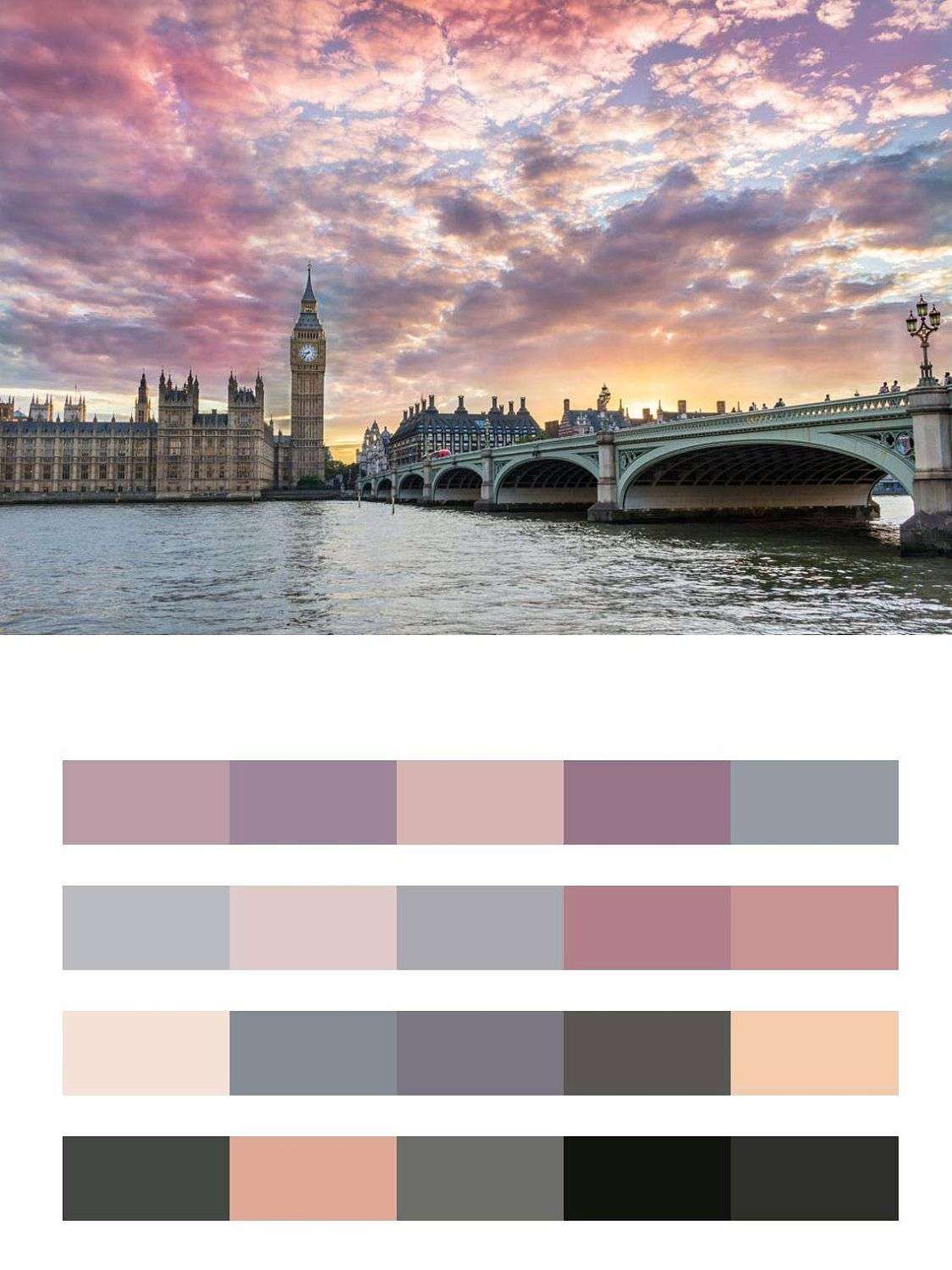 Красивые облака над Лондоном  9-535