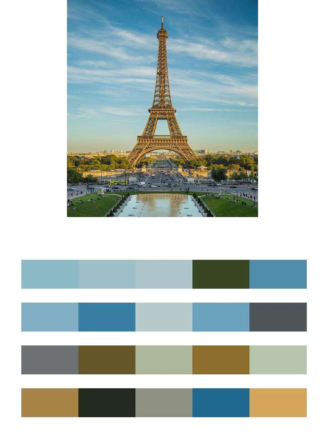 Эйфелева башня прекрасным днем  9-759