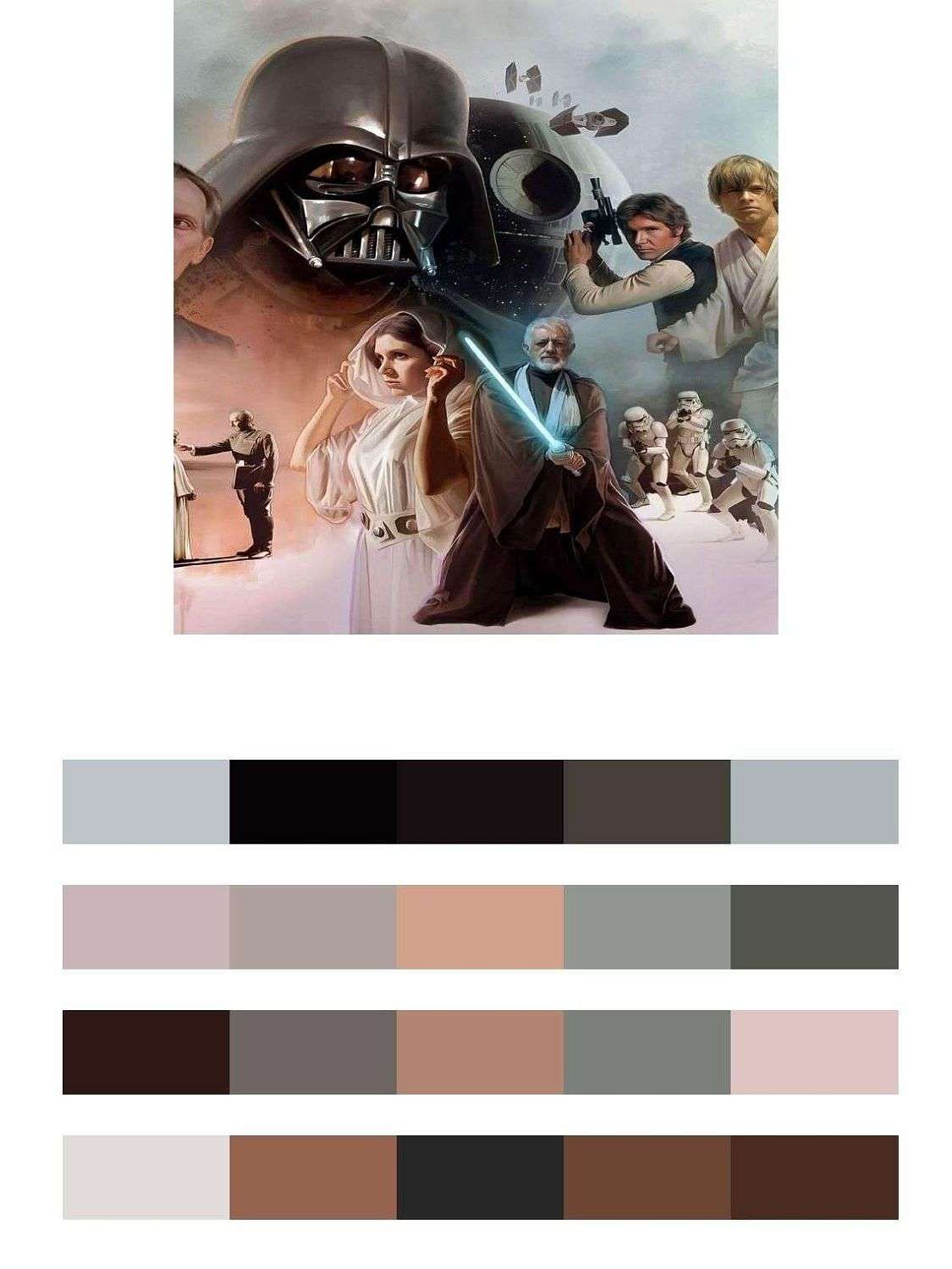 Плакат Звездные войны  12-1235