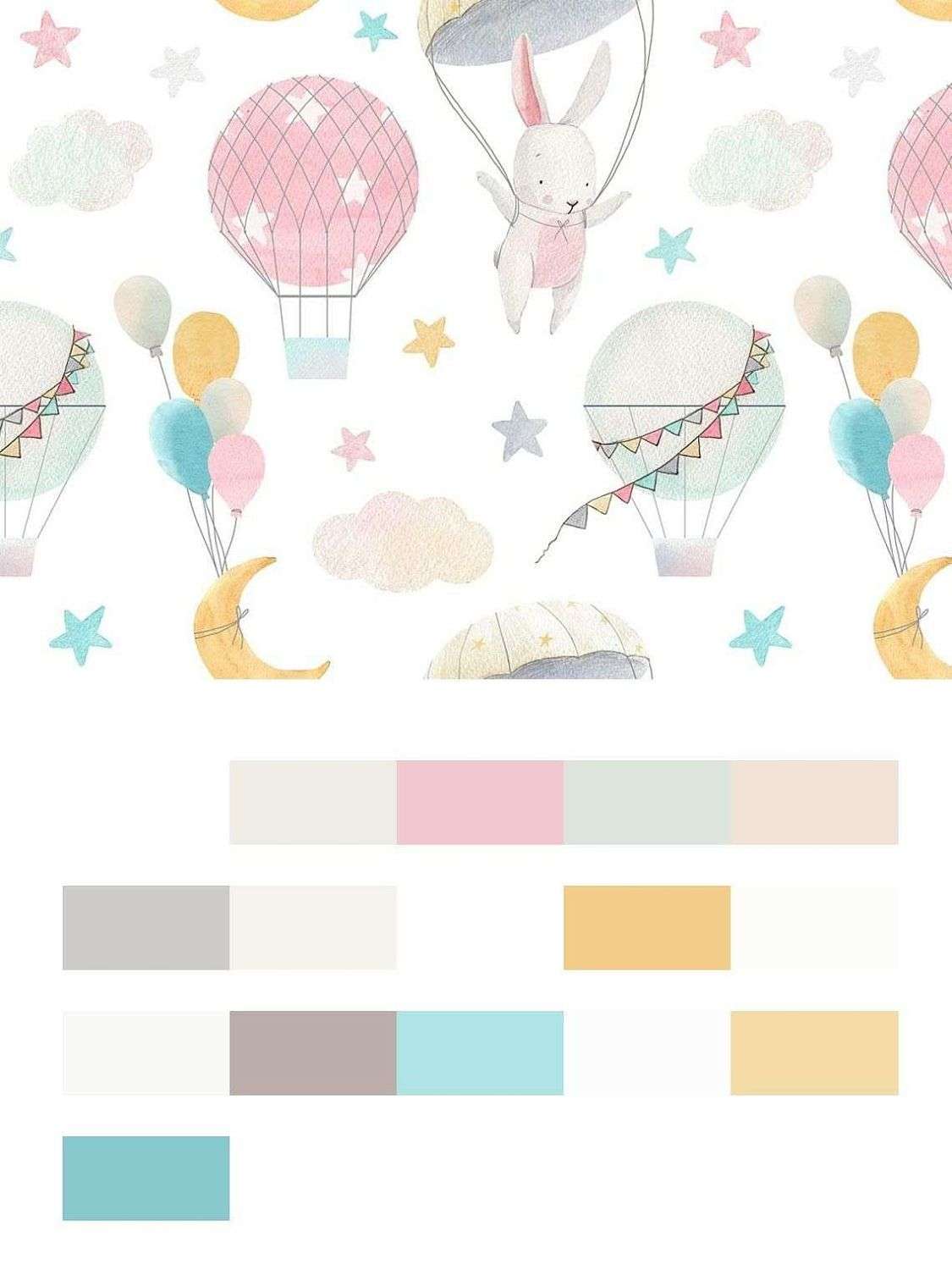 Воздушные шары и зайцы  12-737