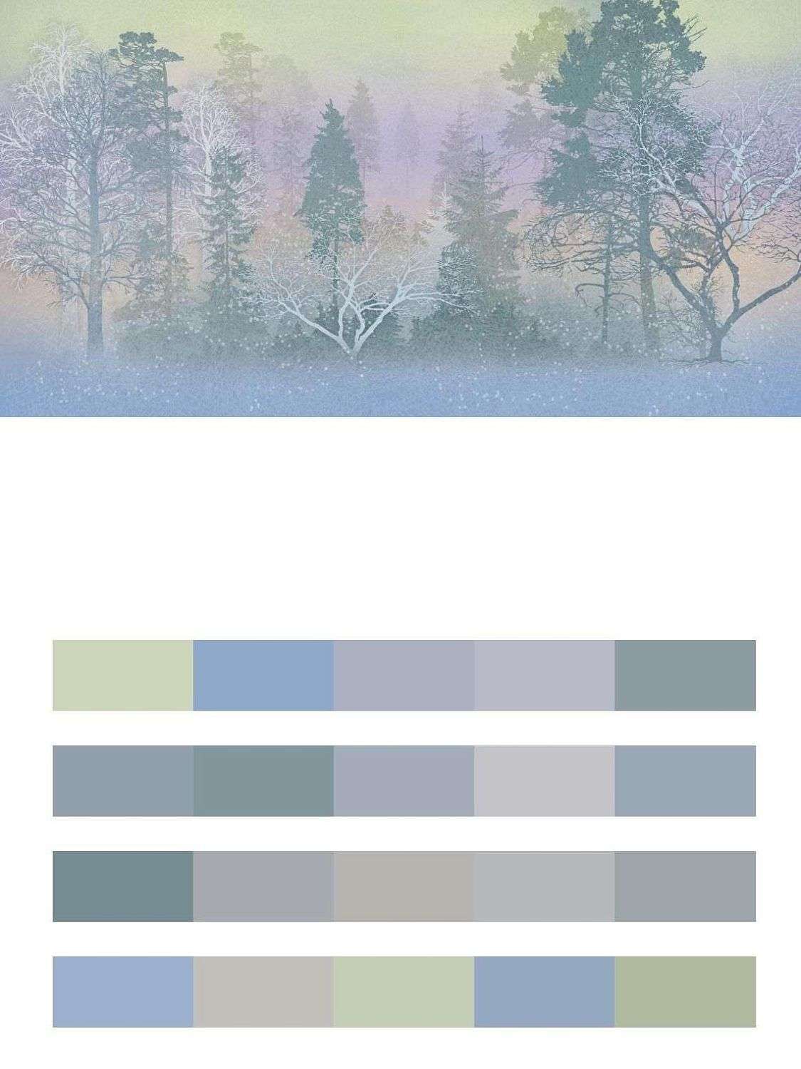 Сияние в лесу  13-485