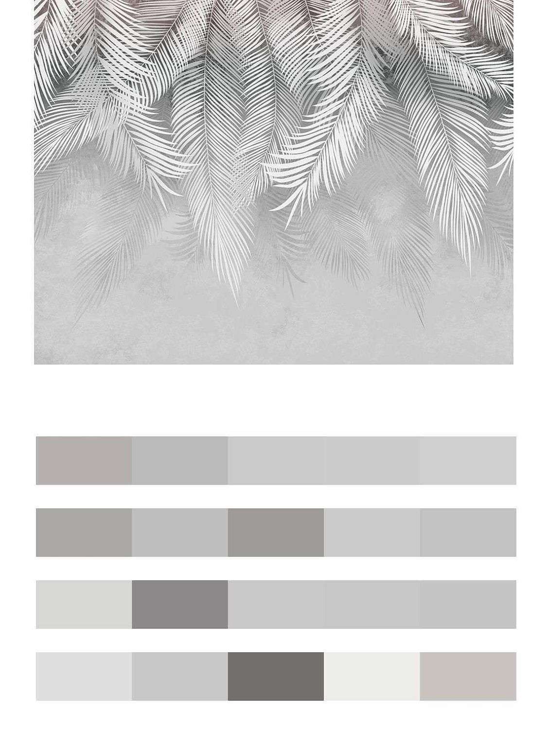 Листья нежно серые  14-334