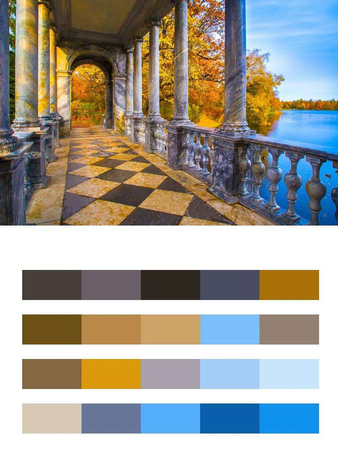 Мраморный мост в Екатерининском парке  9-700