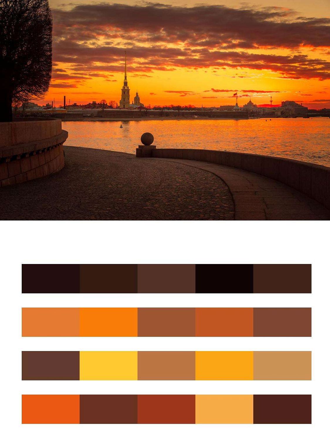 Закат над Невой  9-673