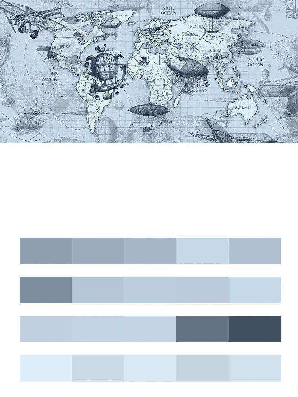 Карта и летательные аппараты  12-1604